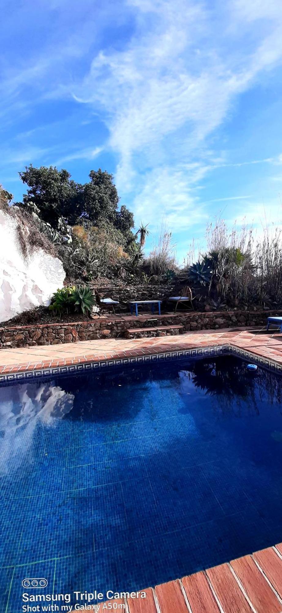 Attico Los Montes With Private Pool Viñuela Dış mekan fotoğraf