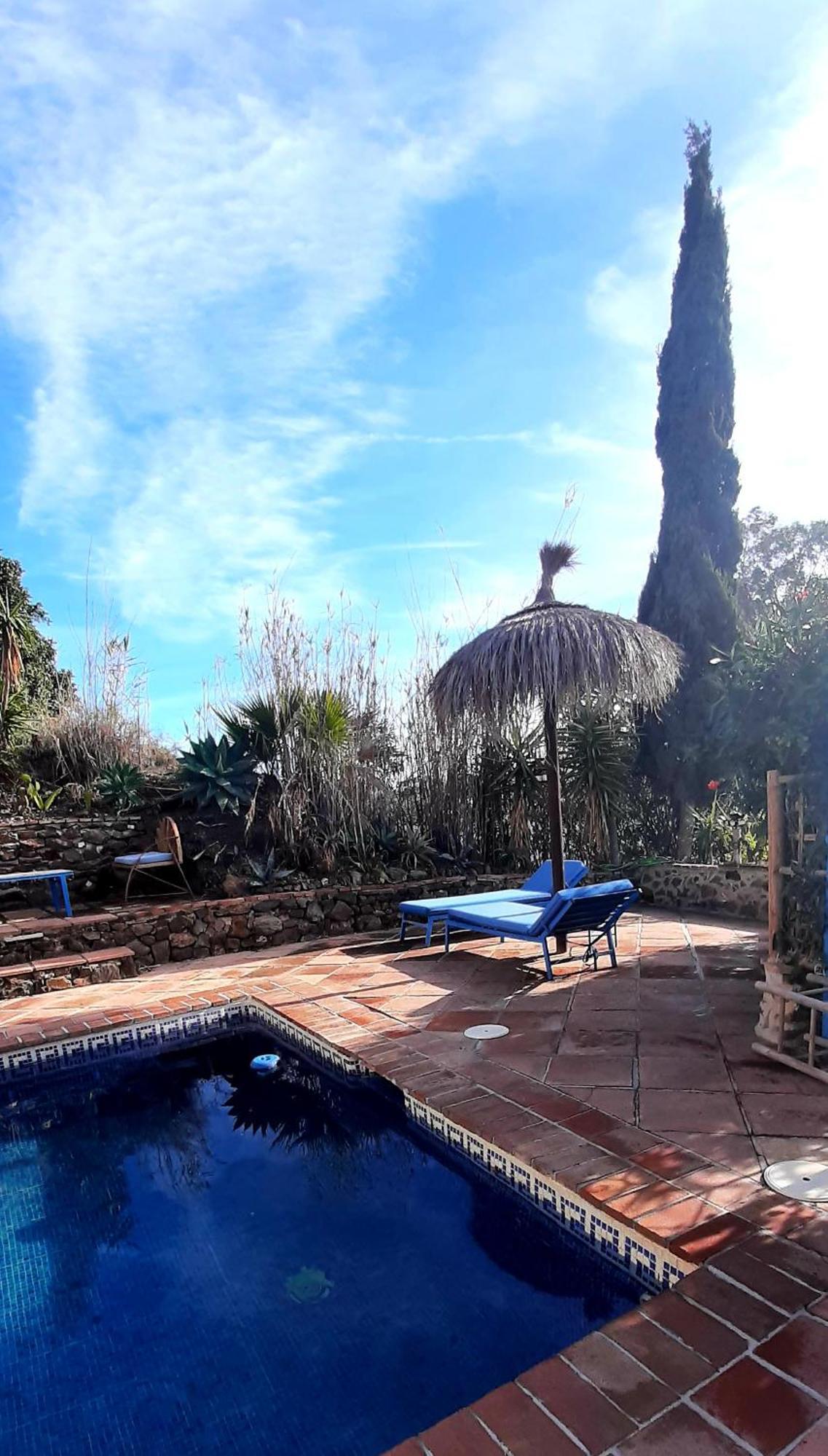 Attico Los Montes With Private Pool Viñuela Dış mekan fotoğraf